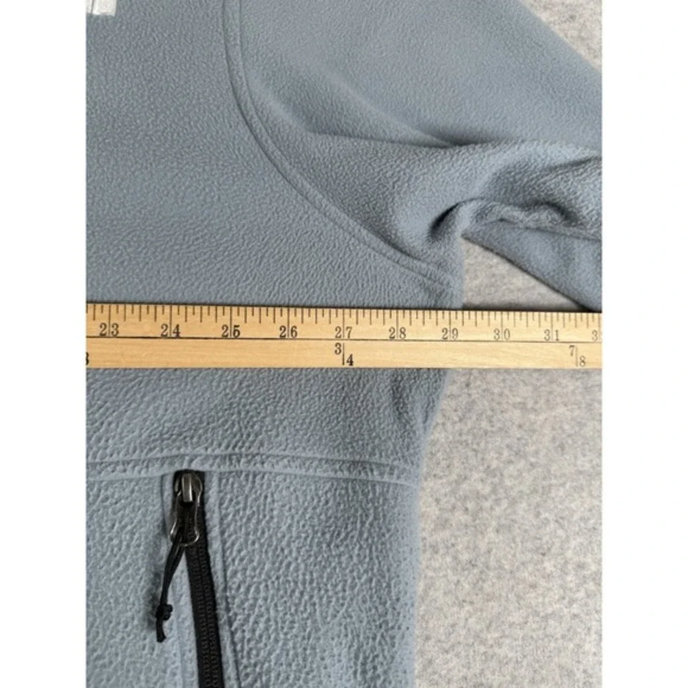 The North Face Fleece 1/4 Zip Pullover Mens Large Gray Polyester Gorpcore Hiking